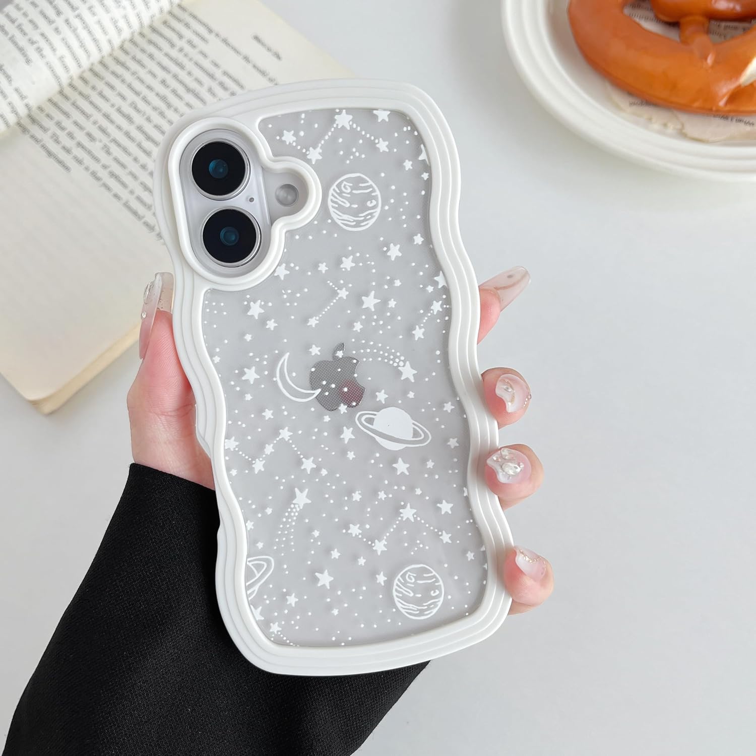 iPhone 17 Cute Aesthetic Back Cover for Girls – Trendy Floral, Cherry & Galaxy Prints
